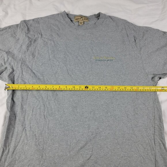 Jamaica Jaxx Lost In Paradise Mens Large Gray Graphic T Shirt Casual Outdoors - Picture 5 of 8